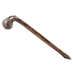 Great Lakes Ball Head War Club with Otter 19th C.