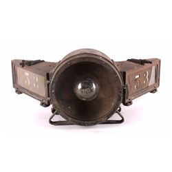 Antique Railroad Locomotive Headlight Assembly