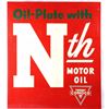 Image 2 : Conoco Nth Oil Advertising Double Sided Sign 1940