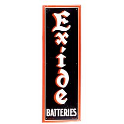 Original 1949 Exide Batteries Sign