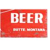 Image 4 : Early Original Butte Beer Sign from Montana