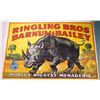 Image 15 : Ringling Brothers Circus Canvas Banner circa 1947