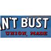Image 8 : Can't Bust 'Em Overalls Union Made Tin Door Push