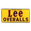 Image 1 : Early Lee Overall Tin Advertising Sign