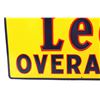 Image 4 : Early Lee Overall Tin Advertising Sign