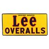 Image 8 : Early Lee Overall Tin Advertising Sign