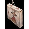 Image 8 : Cheyenne Polychrome Painted Pafleche Bag 19th C.