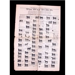 1887 Miles City Montana Stock Growers Journal