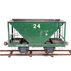 OR&W Hopper Car 7.5" Gauge Live Steam Railroad