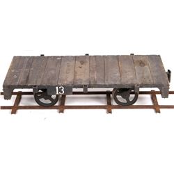 Early Railroad Flat Car 7.5" Gauge Live Steam