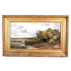 1881 Kate Amphlett Oil on Board Painting