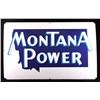 Image 2 : Original Early Montana Power Porcelain Sign RARE