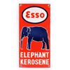 Image 1 : Esso Elephant Kerosene Porcelain Sign