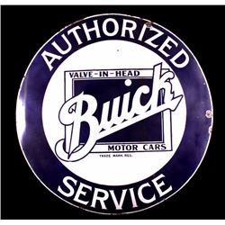 Buick Dealership Service Porcelain Sign c. 1930
