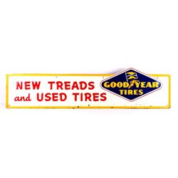 Goodyear Tires Embossed Steel Sign