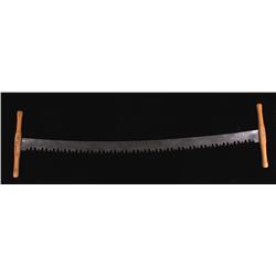 Antique Cross Cut Logging Saw