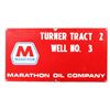 Image 9 : Marathon Oil Co. Turner Well Porcelain Sign