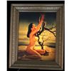 Image 3 : Early Nude Lady & Branch Lighted 3D Sign