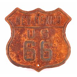 New Mexico U.S. Route 66 Highway Sign 1940's