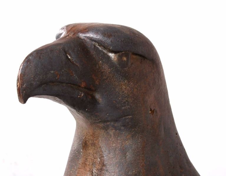 Original White Eagle Gasoline Cast Iron Statue