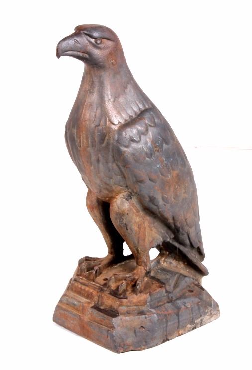 Original White Eagle Gasoline Cast Iron Statue