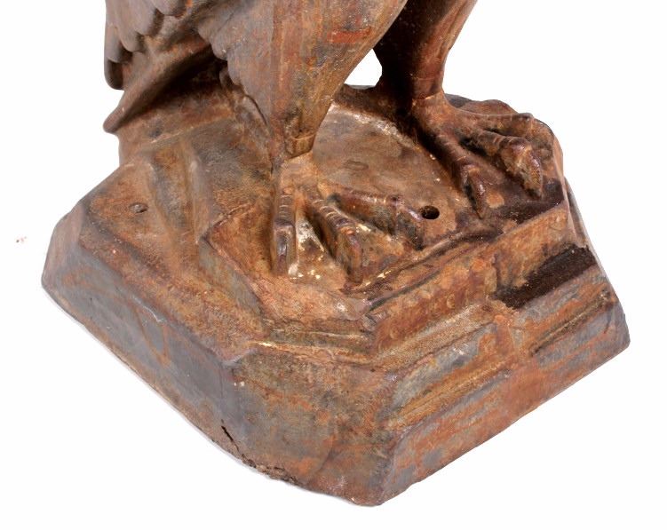 Original White Eagle Gasoline Cast Iron Statue