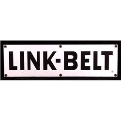 Link-Belt Heavy Equipment Porcelain Sign