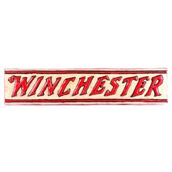 Hand Carved Wooden Winchester Sign