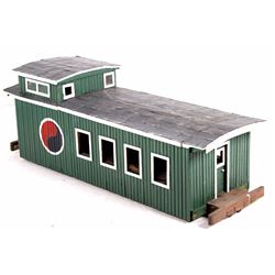 Northern Pacific Railroad Folk Art Caboose 7.5" G.