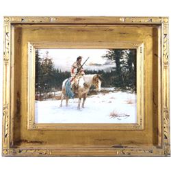 Howard Terpning (1927-) Giclee Canvas Print