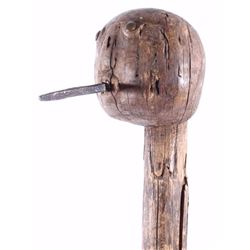 Great Lakes Effigy Ball Head War Club c. 1850-1860