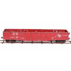 Milwaukee Road Gondola Box Car 7.5 Gauge Railroad