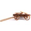 Image 2 : Hand Made Wooden Hay Wagon Lawn Decor