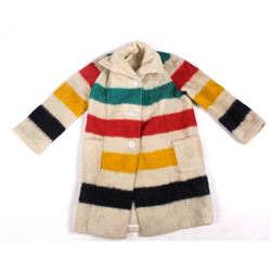 Hudson's Bay Point Trade Blanket Wool Coat