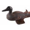 Image 8 : Cast Iron Duck Andiron Set circa 19th Century