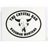Image 2 : Crystal Bar Bozeman Montana Metal Advertising Sign