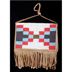 Yakima Fully Beaded Flat Bag circa 1910-1920