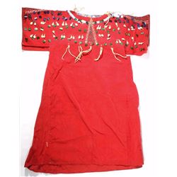 Crow Beaded Dress with Cowry Shells c. 1920-1930