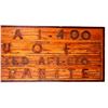 Image 3 : Butte Montana Labor Union Wooden Sign