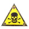 Image 7 : WWII Nazi Skull & Crossed Bones Porcelain Sign