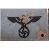 Image 8 : WWII German Achtung Porcelain Skull & Bones Sign