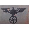 Image 7 : WWII German Achtung Porcelain Skull & Bones Sign