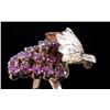 Image 7 : Edwardian 14k Gold Wine Grape Ruby Bunch Ring