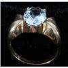 Image 5 : 10k Gold and Aquamarine Ring