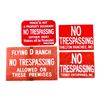 Image 1 : Turner and Shelton Ranch Trespassing Signs