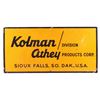 Kolman Athey Sign from Siuox Falls South Dakota