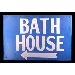 Bath House Sign Bozeman Montana