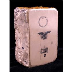 Vignette Litho Stone from Miles City Mont. 1890