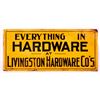 Image 1 : Livingston Hardware Sign from Montana