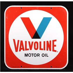 Valvoline Motor Oil Double Sided Sign c. 1975